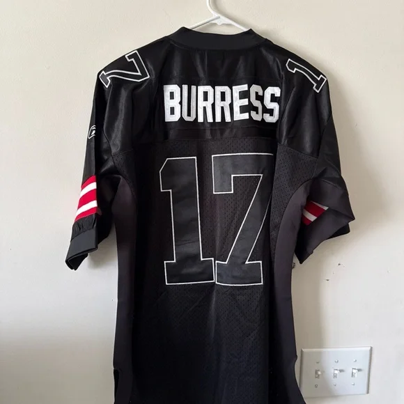 Reebok Black and Red Men's Jersey